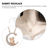 Collier Pendentif Lapin Doré