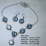 Collier pierre de lune et pierres fines