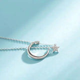 Collier Lune et Étoile en argent