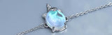 Collier Pierre de Lune Étoile Rotative