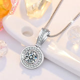 Collier pendentif cœur couleur argent