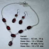 Collier pierre de lune et pierres fines