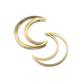 Breloques Croissant de Lune Évidé (lot de 10)