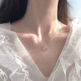 Collier Lune et Étoile en argent