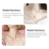 Collier Pendentif Lapin Doré