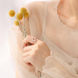 bague lune avec étoile brillante