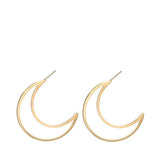 Boucle d'oreille croissant de lune