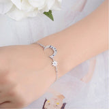 Bracelet Lune Demi Lune (Acier) - 200000147