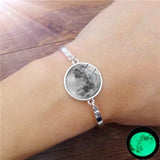 Bracelet lune fluorescent