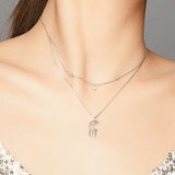 collier demi-lune bohémien