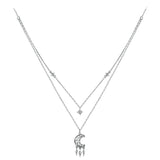 collier lune bohème