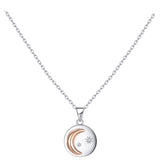 collier lune circulaire avec ses étoiles