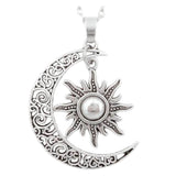 Collier Lune et Soleil Argent