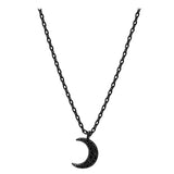 collier lune noire