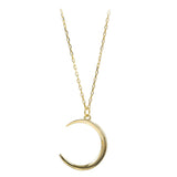 collier lune or jaune