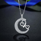 collier lune pour les amoureux