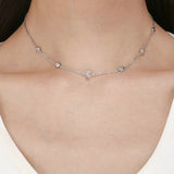 collier lune soleil et étoiles