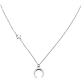 collier lune vers le bas
