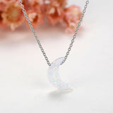 collier nouvelle lune coloré