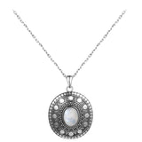 collier pierre de lune cabochon