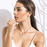 collier pierre de lune en or