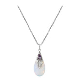 collier pierre de lune nacre