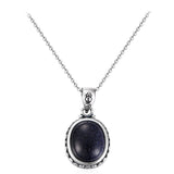 collier pierre de lune noire