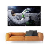 Tableau astronaute sur la lune