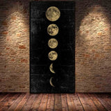 Tableau cycle lunaire croissant