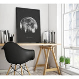 Pleine lune et forêt