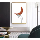 Tableau lune nordique