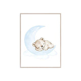 Croissant de lune avec ourson