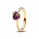 Bague Fleur couleur argent Zircons Ajustable