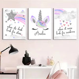 Tableau Licorne, Nuage ou Demi-Lune