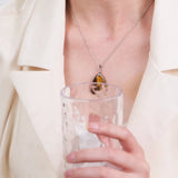 Pendentif Goutte Pierre Naturelle Argent & Turquoise