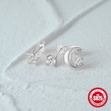 Clous d'Oreilles Étoile couleur argent