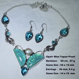 Collier pendentif pierre de lune
