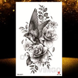 Tatouage Temporaire Henné Lotus Noir