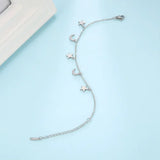 Bracelet Lune et Étoiles en Acier