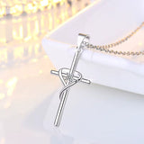 Collier pendentif cœur couleur argent