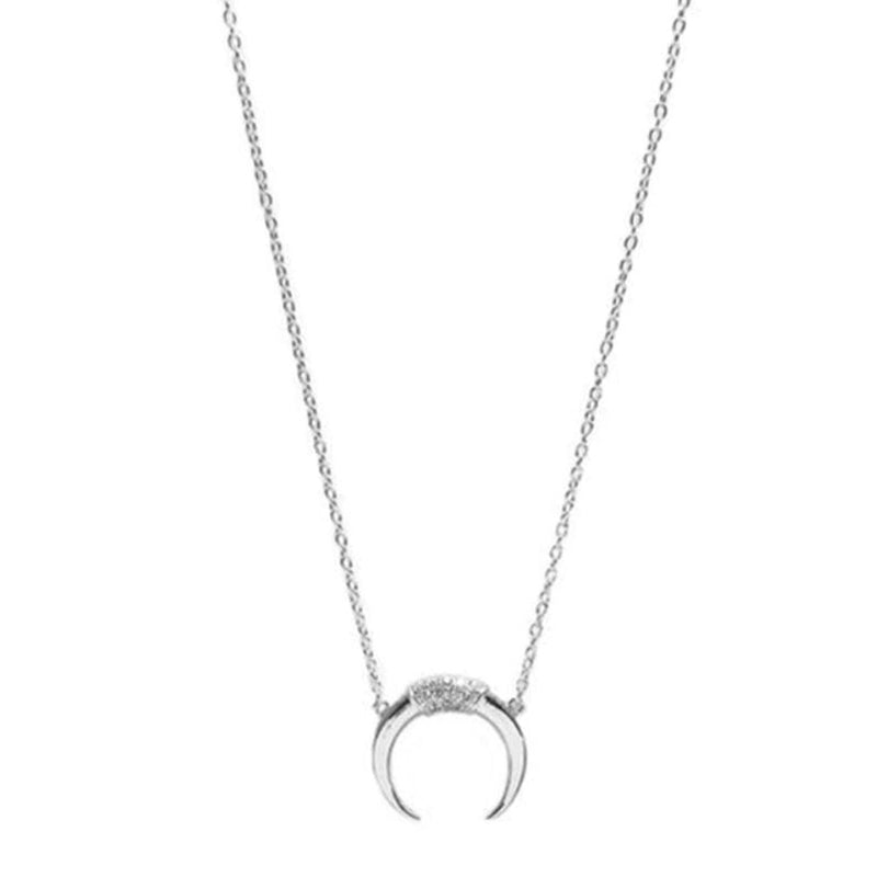 collier demi lune inversée